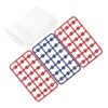 GANAZONO Portable Plastic Lotto Number Picker with Mini Colored Raffle Balls Box, User-Friendly Design for Lotto Players, for Desk and Party Use