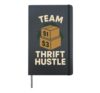 Garage Sale Bargain Hunter Flipping Squad Thrift Gift Look Hardcover Journal, Black