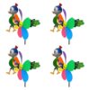 Garden Windmills Adornment Metal Rotating Wind Spinner for Yard Landscape Decorative Large Pinwheels Decorative Stake Cartoon Animal Windmills