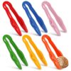 Garneck 6pcs Tweezers for Fine Motor Skills Plastic Tongs for Preschool Sensory Play Outdoor Exploration Tools