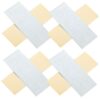 Garneck 8pcs Zinc Copper Electrode Sheets 5x2cm for Science Experiments Educational Activities Sturdy Copper and Zinc Plates for Creating Fruit Batteries