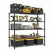 Garvee 5-Tier Wire Shelving 3200LBS Heavy Duty Storage Shelves Garage Rack