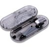 Garvee Complete Math Geometry Set for School & Office - Precise Drawing Tool with Metal Compass, Ruler, Triangle, Protractor, Eraser - Shatterproof Storage Box - Ideal for Students