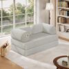 GarveeHome 59 Inch Convertible Sofa Bed, 4-in-1 Futon Sofas Bed