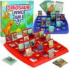 Garybank Guess Dinosaur Who Am I Games for Kids, 24 Educational Dino Cards with Facts & Inspiration, Dinosaur Learning Toys for Developing Critical Thinking and Speech Therapy, Age 6 and Up
