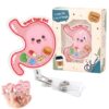 Gastroenterology Badge Reel for Nurse Funny Shaker Retractable ID Holder