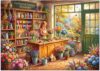 Gathered Garden Blooms Jigsaw Puzzles for Adults 1000 Pieces, Cardboard, Fun & Relaxing Puzzles for Stress Relief, 28"x20" Adult Puzzle with Letters on Back