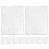 GATHINESS 10pcs 8.5x11 Rigid Plastic Sleeves for Photos and Documents, Waterproof PVC Material Quick Identification Feature, Top Loading Sheet Protectors for Home and School Use