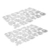 GATHINESS 2pcs Carbon Steel Embossing Cutting Dies for Scrapbooking and New Year Crafts, Silver Metal Die Cuts with Advanced Etching Technology, Easy for Beginners DIY Crafting Tools