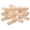 GATHINESS 30pcs Beige Wooden Sticks for Crafting Smooth Surface and Not Easy to Break Wood Material, for DIY Work and Artistic Charm Projects