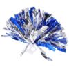 GATHINESS Blue and Silver Pom Poms for Adults with Vibrant Colors and Soft Comfortable Pe Material for Performance and Party Cheering Accessories