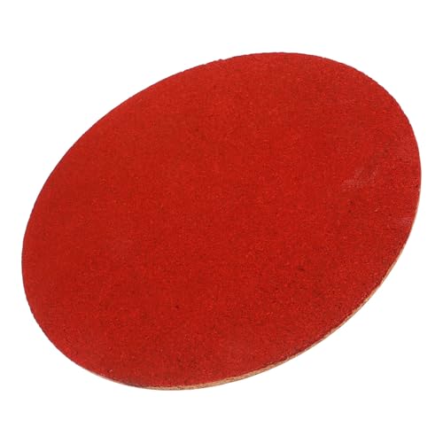 GATHINESS Circular Self-Adhesive Cork Board for Wall with Versatile Use and Multi-Photo Display, Red Round Decorative Bulletin Board for Office, for Displaying Photos and Notices