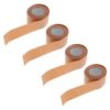 Gatuida Kraft Paper Packing Tape and Easy to Tear by Hand for Cardboard Boxes 4 Rolls with Writable Surface Heavy Duty Brown Paper Tape, 2 Inch for Moving, Sealing, and Home