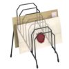 Gawerk Incline Desk Mail Organizer Letter Holder Rack with 6-Section