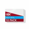 GBC Laminating Sheets, Self Adhesive Pouches, Horizontal ID Badge, 8 Mil, SelfSeal,(3745686) (10 Count) (Pack of 10)
