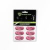 GB Eyeblack 15 Pairs Breathable Eye Strips - Peel & Stick Athletic Eyeblack Stickers for Baseball Football Softball Lacrosse Fans on Game Day | No Mess, Won't Fall Off, Worn by The Pros (Pink Camo)