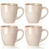 GBhome 12OZ Coffee Mugs Set of 4, Stoneware Coffee Mugs Set, Dishwasher & Microwave Safe