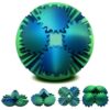 Gear Ball,3D Printed Gear Sphere Fidget Toy(Forest Green, 3.1 Inch)