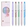 Gel Ink Pens 5 Piece Quick Drying Fine Tip Cute School Writing Stationery