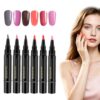 Gel Nail Polish Pen Set, 3-in-1, 3/6/12/18 Colors for DIY Nail Art Home Use