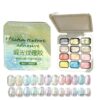 Gel Paint 12 Colors, High-Gloss Nail Gel, Silk Satin Manicure Art Palette