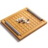 Gemscream Reversi Board Game, Classic Solid Wooden Strategy Games, 68 Black White Discs, Classic 2 Player Strategy Game for Family & Travel Adults