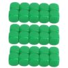 Generic 16MM Dice Set 30PCS Rounded Plastic Dice for DIY Games Math Teaching and Board Games (Green)