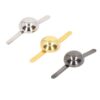 Generic 300 Pcs Mini Brads for DIY Craft Projects, Strong and Durable Brass Fasteners in Silver, Gold and Silver Grey, Ideal for Scrapbooking, Photo Albums and Children's Arts
