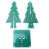 Generic 3D Christmas Tree Kit, LED Circuit Project with 16 Colorful Lights, for Festive Decor and Electronics Learning (Three-Color DIY Set)