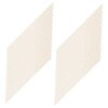 Generic 40pcs Balsa Wood Sticks Square Wood Strips 30cm Unfinished Lightweight for Models Making and Classroom Use Easy to Sand Natural Decorative