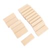Generic 50Pcs Wooden Tenon Set High Strength Durable Dowel Block for Furniture Assembly Projects 8x22x50mm