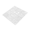 Generic Art Stencils for Children 12PCS Set with Lightweight and Portable Plastic for Easy Drawing and Scrapbooking At Home or on the Go