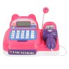 Generic Cash Register Toy Set Interactive and Educational Checkout Play for Boys and Girls 3 Years Plus Plastic Toy with Accessories (Pink)