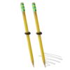 Generico Threaded with Slide Nut - 2 Piece Writing Tool for Focus | Twist and Write Silent Pencils, for Children Teenagers Adults School Classrooms Library U