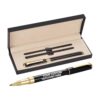 Generic Personalized Ballpoint Pen with Gift Box, Black Ink, Laser Engraved, personalized pen,Metal Ballpoint Pen 0.5mm,custom name pen (4 Count (Pack of 1), Black)