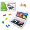 Genius Noodle — 2-Player Ball Puzzle Race | Roll 5 Dice, 7,776 Unique Challenges, 100% Solvable | 2 Boards, 2 Sets of 14 Colorful Noodle Pieces | STEM Brain Teaser for Kids Ages 6+, Family Game Night