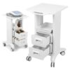 Genostack Medical Lab Storage Rack 130Lbs w/Wheels & Drawers for Clinic