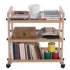 Genostack Solid Beechwood Art Cart w/Wheels Multi-Layer Studio Taboret
