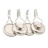 Genérico Magnetic Hooks, 360 Degrees Rotatable Punch Free Wall Hanging(G20 Pull (0-20kg),5pcs)