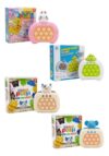 Genérico Pack of 4 Pop It Toys Electronic Speed Push Anti-Stress Children with Four Game Variants and 20 Levels of Difficulty