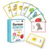 German Flashcards for Kids — Bilingual German English Flash Cards with Pronunciation Guide | First Words Learning Cards for Toddlers & Beginners | 100 Thick Sturdy Cards with Storage Box | Lingvito