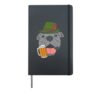 German Pitbull Oktoberfest Bavarian Dog Owner Men Women Hardcover Journal, Black