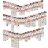 Gersoniel 220 Pcs Sound Wall Classroom Neutral Phonics Kits Science of Reading Posters for Classroom Consonant and Vowel Valley Decor Speech Material,Phonemic Awareness,Esl Teaching Material(Boho)