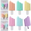 Gersoniel 48 Pcs Pastel Highlighters Bulk Assorted Color - Cute Ice Cream Shaped Highlighter, End of School Year Gifts for Students Teachers Aesthetic Stationery for Office Graduation, Soft Chisel Tip