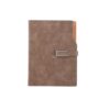 GESJKR Office Diary Business Notepad Magnetic Buckle A5 Notebook Sub Set(white-Patch five-pointed star4)