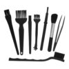 GETAJGHSD 8pcs Anti-Static Electronics Cleaning Brush for PCB Boards and Typec Ports, Black Nylon and Pa Material, Designed for Cleaning Narrow Spaces in Computers and Laptops