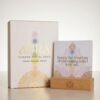 Getta Girl Aura Chakra Affirmations & Ritual Deck: 57 Daily Mindfulness & Meditation Activity Cards | Balance Mind, Body & Spirit | Wellness Self-Care Gift for Women - Stand and Pouch