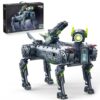 GEVINST Robot Robotic Dog Building Set for Boys Ages 8-12, 1609 Pieces STEM Animal Toys Model Building Kit, Gift for Adults Kids Teens Ages 8-14 (Static)