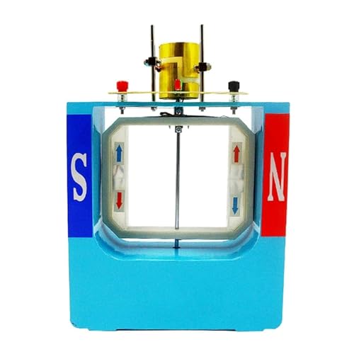 GFJYKDL DC AC Motor and Generator Model, DIY Electromagnetic Principle Demonstrator, Physics Electromechanics Experiment Apparatus, Educational Science Teaching Instrument for School Learning
