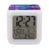 GFLFMXZW Vaporwave Street View Sunrise Alarm Clock Digital Alarm Clocks